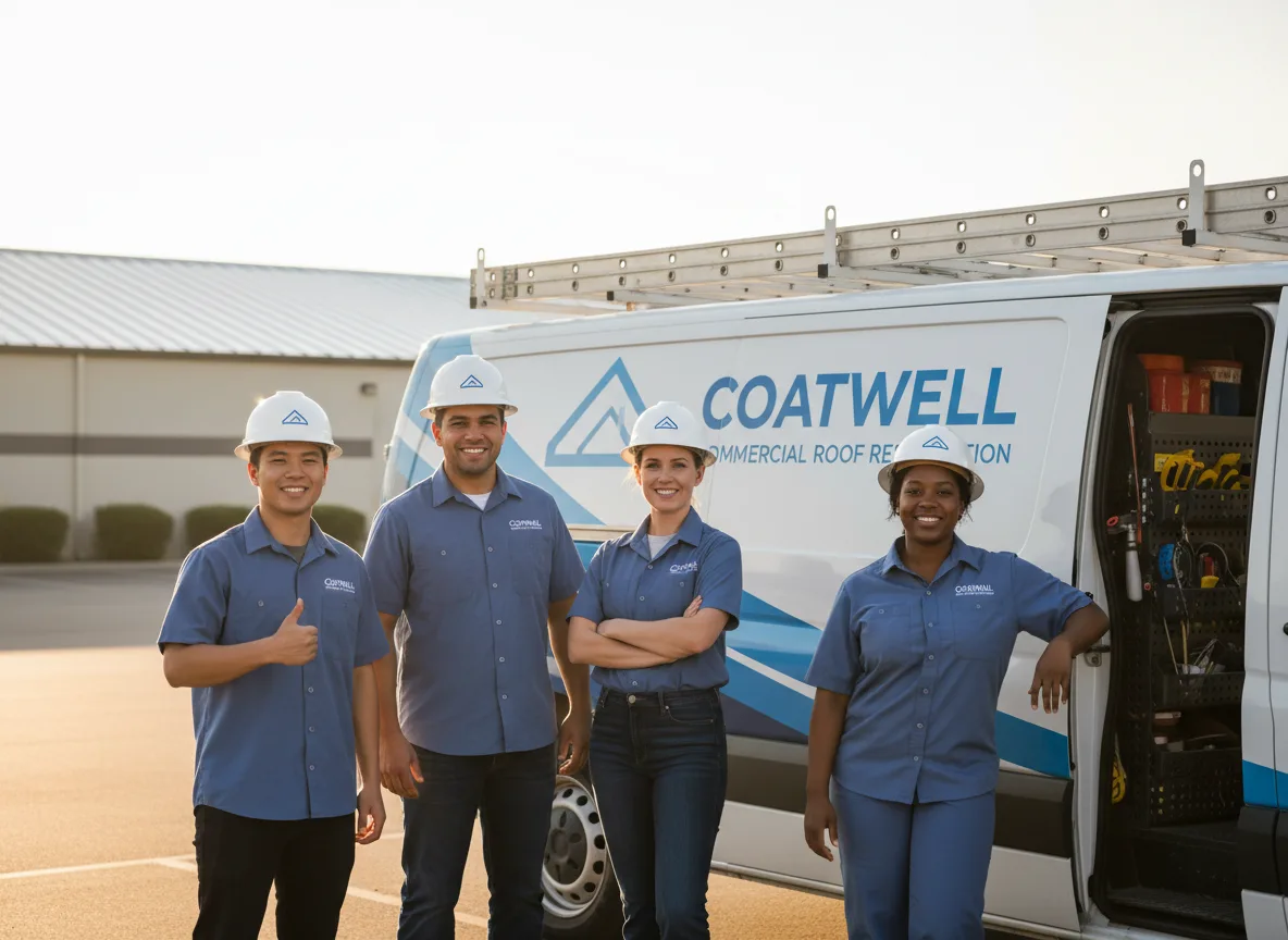 Commercial roof coating company in Olla, LA